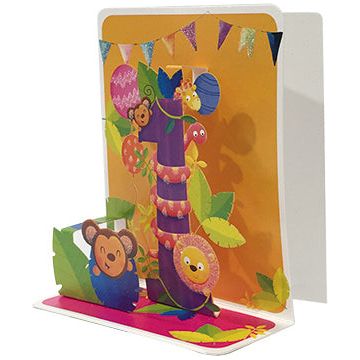 1st Birthday Pop-up Small 3D Card - Cardmore